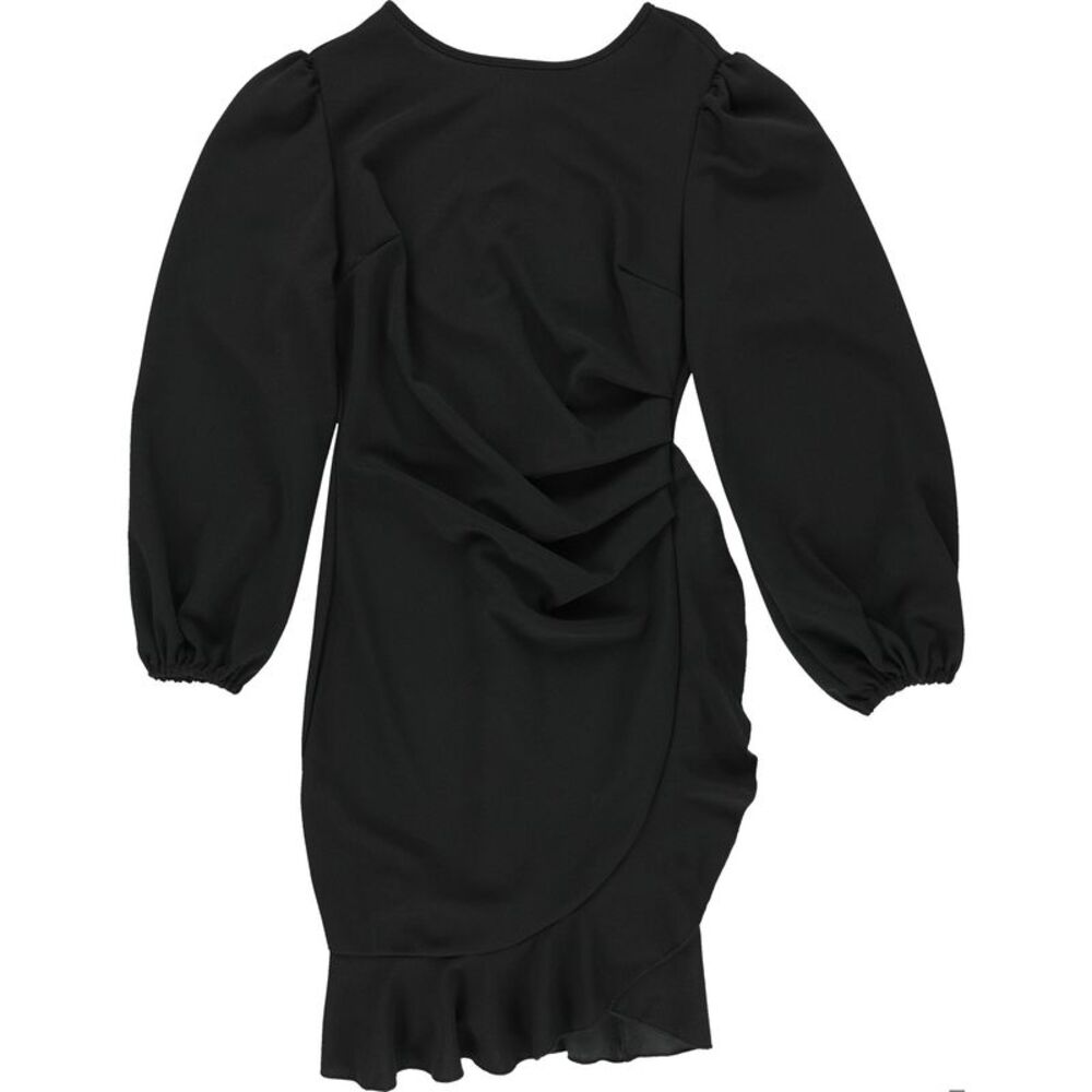 IWEMEK Womens Pleaded Ruffled Dress, NWT